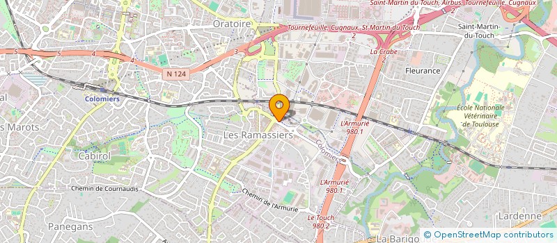 localisation de l'entreprise N2 EUROPE à COLOMIERS