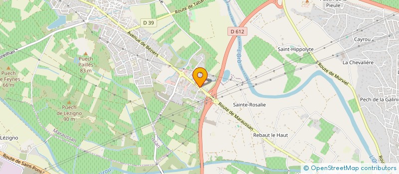 localisation de l'entreprise N20 AUTO à BEZIERS