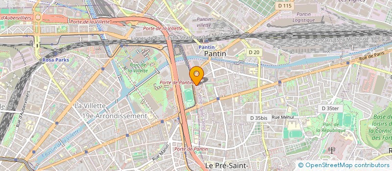 localisation de l'entreprise N22 à PANTIN