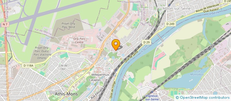 localisation de l'entreprise N27  ATHIS-MONS