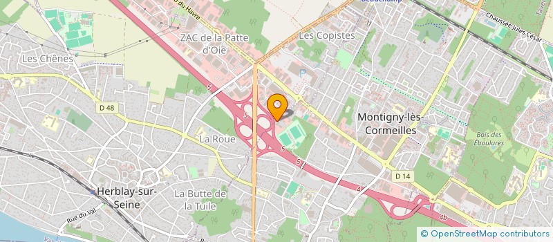 localisation de l'entreprise N2A à MONTIGNY-LES-CORMEILLES