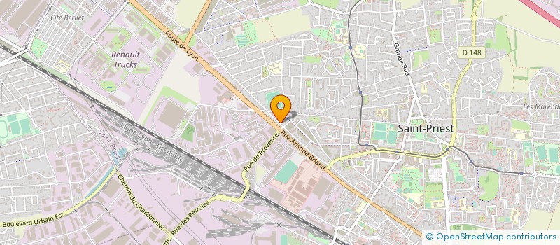 localisation de l'entreprise N2B FORMATION  SAINT-PRIEST