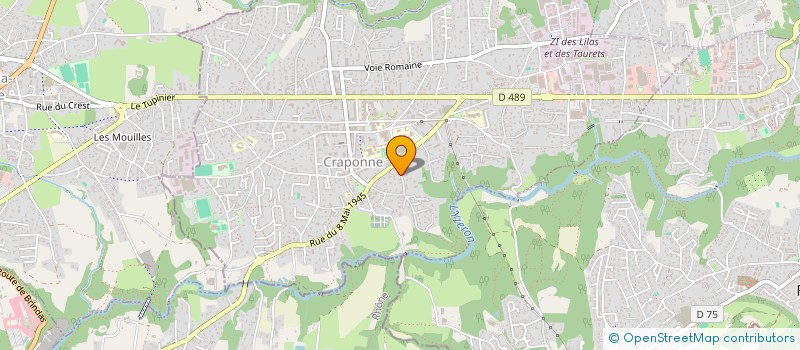 localisation de l'entreprise N2C 21  CRAPONNE