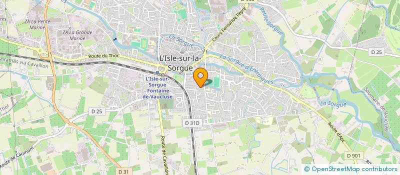 localisation de l'entreprise N2C  L'ISLE-SUR-LA-SORGUE