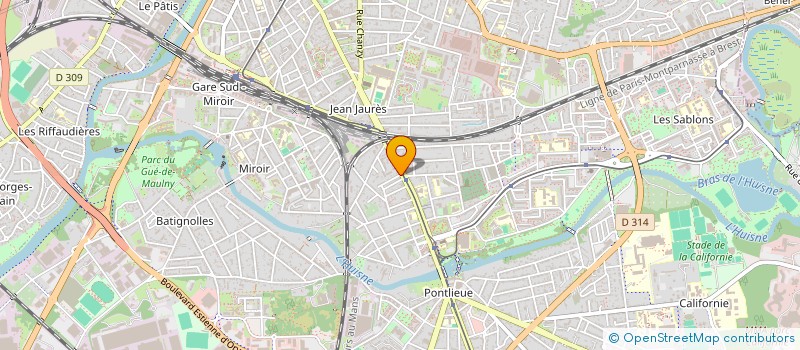 localisation de l'entreprise N2C ASSURANCES COURTAGE  LE MANS