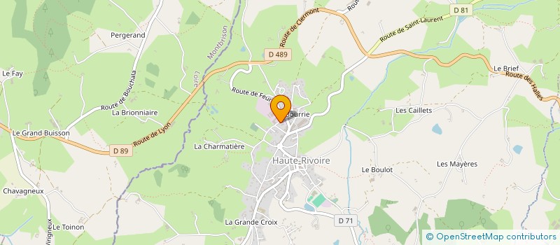 localisation de l'entreprise N2C2A  HAUTE-RIVOIRE