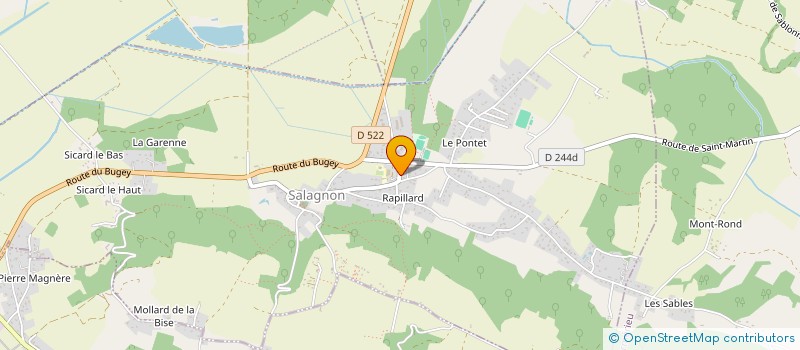 localisation de l'entreprise N2CB  SALAGNON