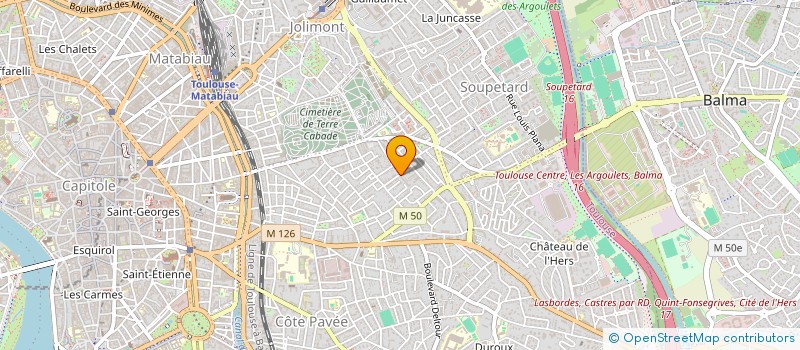localisation de l'entreprise N2D PATRIMOINE à TOULOUSE