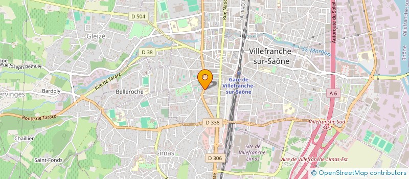 localisation de l'entreprise N2DM  VILLEFRANCHE-SUR-SAONE