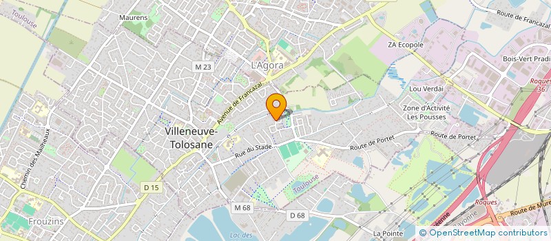 localisation de l'entreprise N2E à VILLENEUVE-TOLOSANE