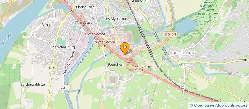 localisation de l'entreprise N2F HOLDING  ARLES