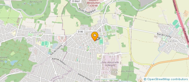 localisation de l'entreprise N2GJ à COURTRY