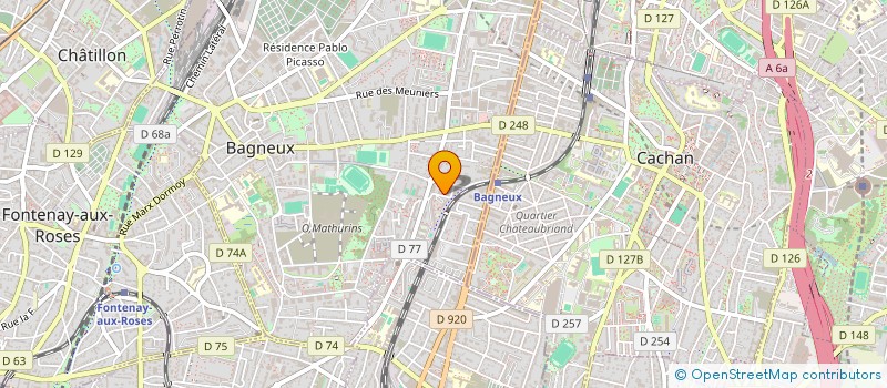 localisation de l'entreprise N2GO à BAGNEUX