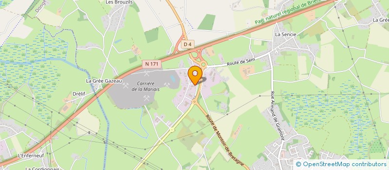 localisation de l'entreprise N2J INVEST  DONGES