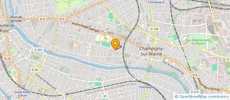 localisation de l'entreprise N2K PRO MULTISERVICES à CHAMPIGNY-SUR-MARNE