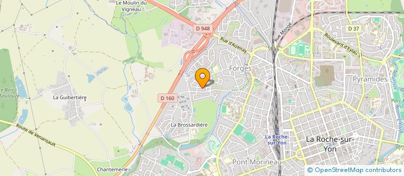 localisation de l'entreprise N2L  LA ROCHE-SUR-YON