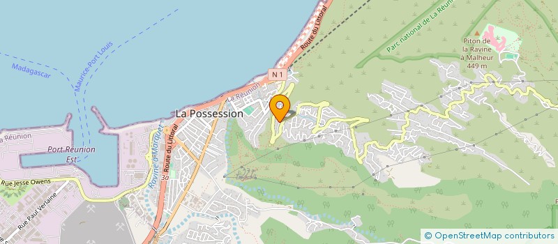 localisation de l'entreprise N2L EXPERTISES à LA POSSESSION
