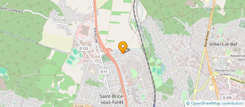 localisation de l'entreprise N2L INVEST à SAINT-BRICE-SOUS-FORET