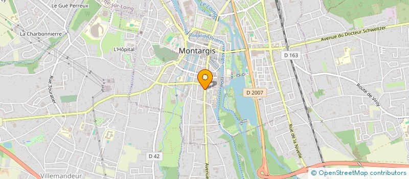localisation de l'entreprise N2M à MONTARGIS