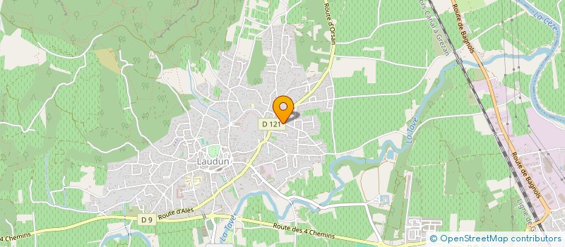 localisation de l'entreprise N2M  LAUDUN-L'ARDOISE