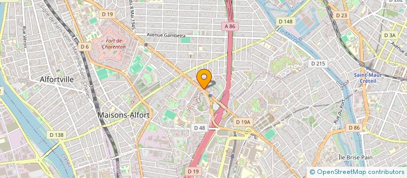 localisation de l'entreprise N2M  MAISONS-ALFORT