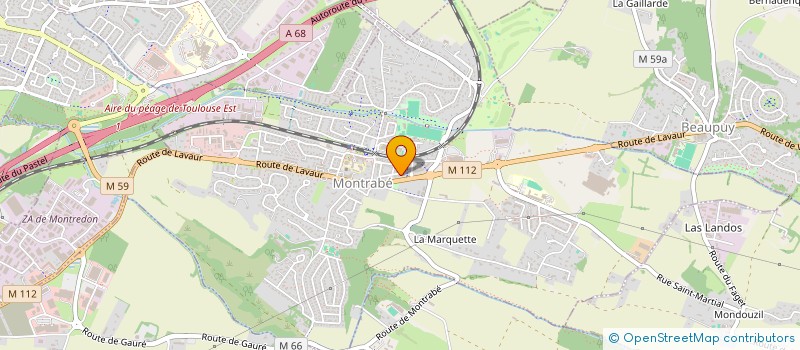 localisation de l'entreprise N2M LOC  MONTRABE