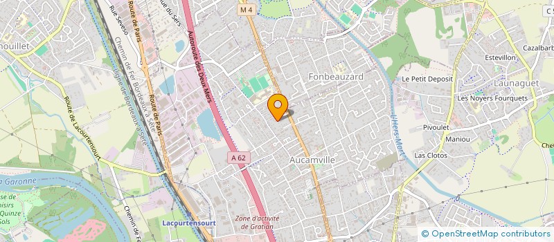 localisation de l'entreprise N2M OFFICE GESTION à AUCAMVILLE