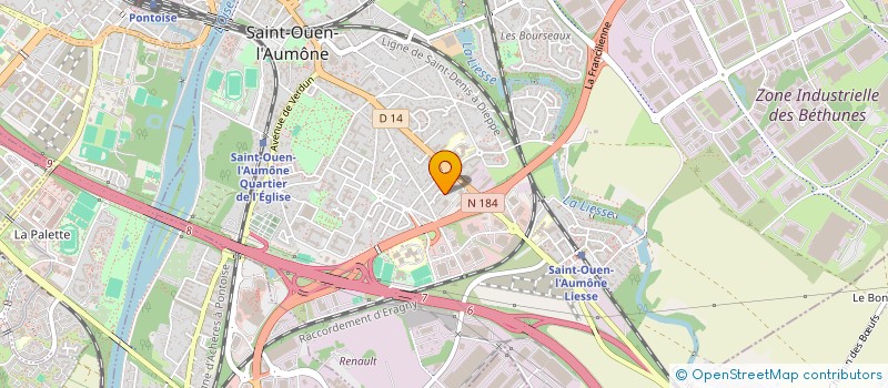 localisation de l'entreprise N2M SERVICERAPIDE à SAINT-OUEN-L'AUMONE