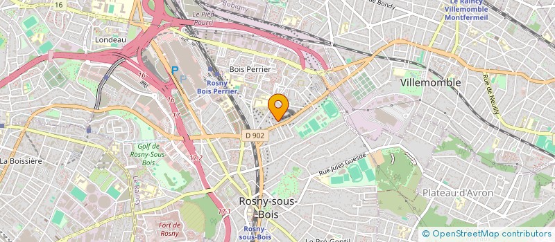 localisation de l'entreprise N2MPV à ROSNY-SOUS-BOIS