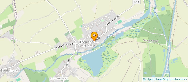 localisation de l'entreprise N2P TRANS à ECOURT-SAINT-QUENTIN