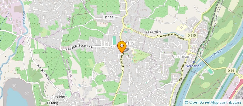 localisation de l'entreprise N2PAC  CHARLY