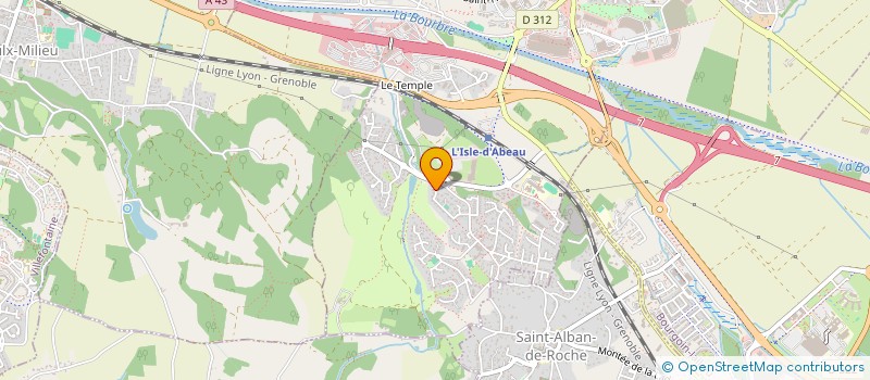 localisation de l'entreprise N2PAV  L'ISLE-D'ABEAU