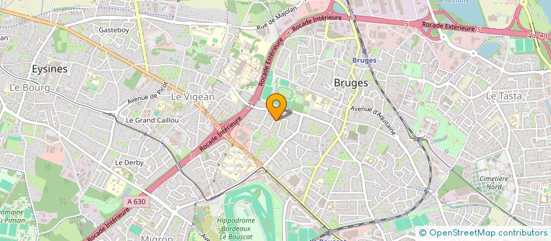 localisation de l'entreprise N2PG  BRUGES