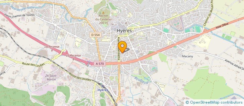 localisation de l'entreprise N2RS à HYERES