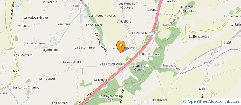 localisation de l'entreprise N2S  GOUVETS