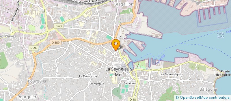 localisation de l'entreprise N2SECURITE à LA SEYNE-SUR-MER