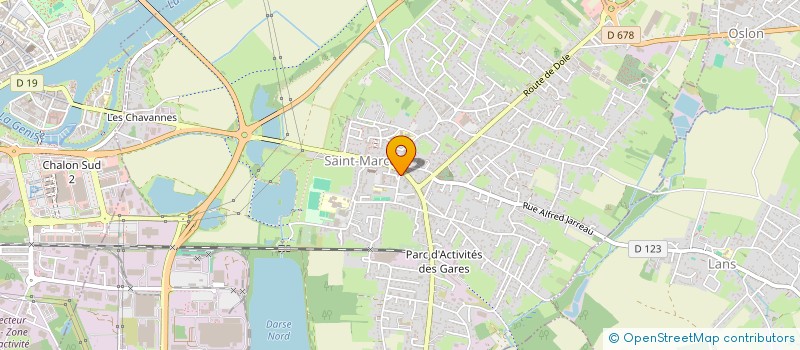 localisation de l'entreprise N3A  SAINT-MARCEL