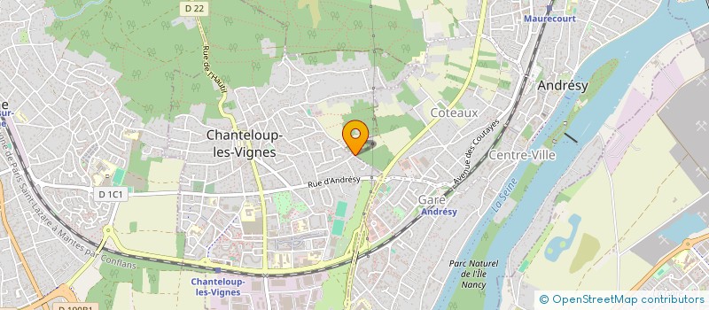 localisation de l'entreprise N3B  ANDRESY