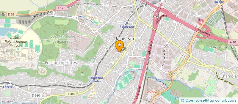 localisation de l'entreprise N3B TP  PALAISEAU