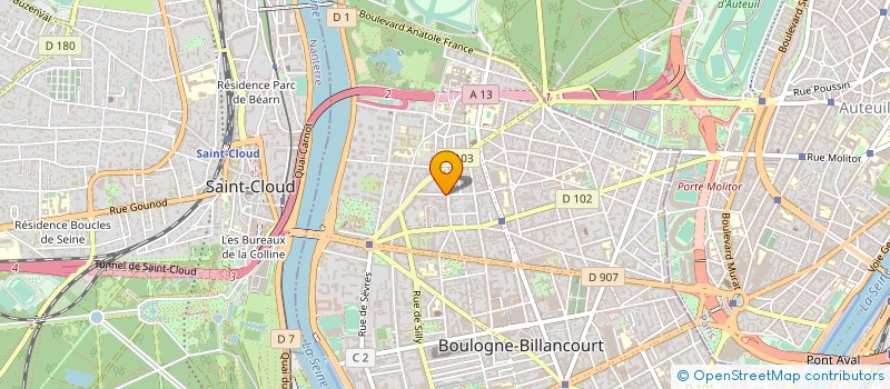 localisation de l'entreprise N3C à BOULOGNE BILLANCOURT