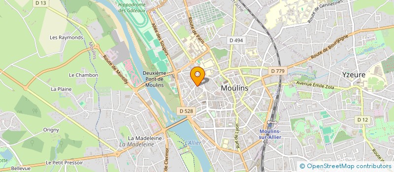 localisation de l'entreprise N3C à MOULINS