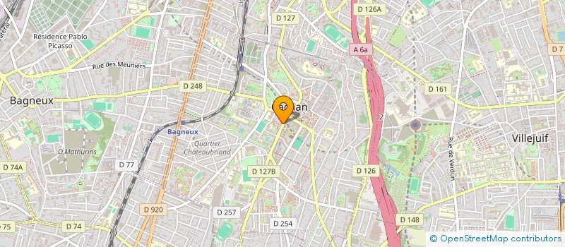 localisation de l'entreprise N3E  CACHAN