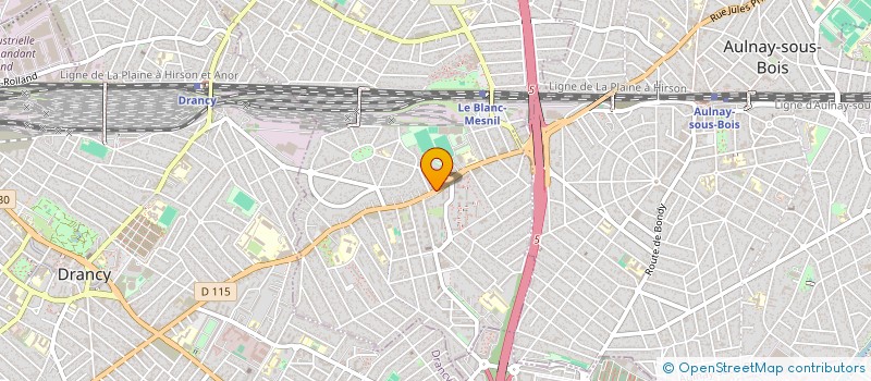 localisation de l'entreprise N3J AUTO SERVICE à LE BLANC-MESNIL
