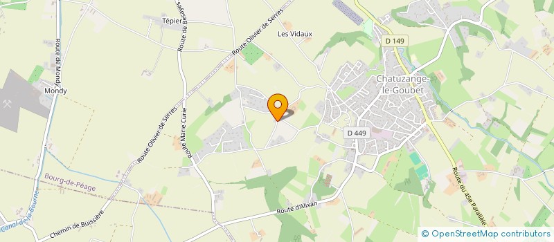localisation de l'entreprise N3M GROUP à CHATUZANGE-LE-GOUBET