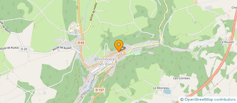 localisation de l'entreprise N3M IMMOBILIER  PLOMBIERES-LES-BAINS