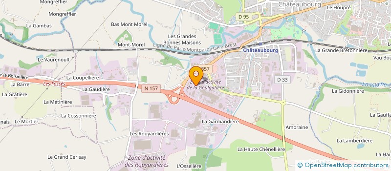localisation de l'entreprise N3P SARL à CHATEAUBOURG