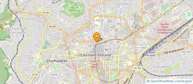 localisation de l'entreprise N4 à CLERMONT-FERRAND