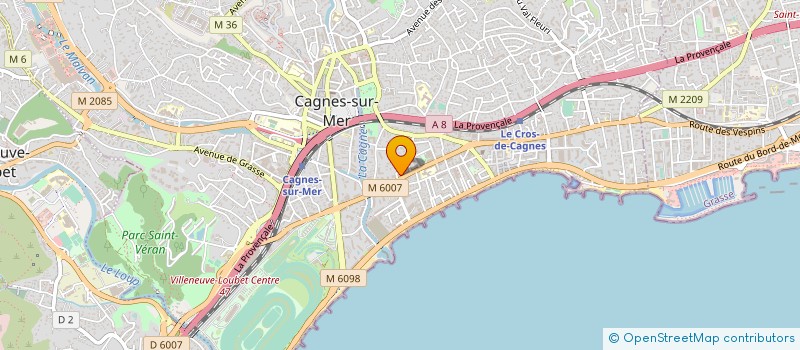 localisation de l'entreprise N7 FONCIER à CAGNES-SUR-MER