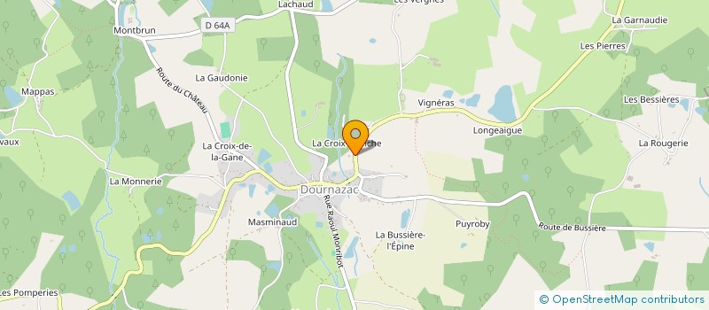 localisation de l'entreprise N96 à DOURNAZAC