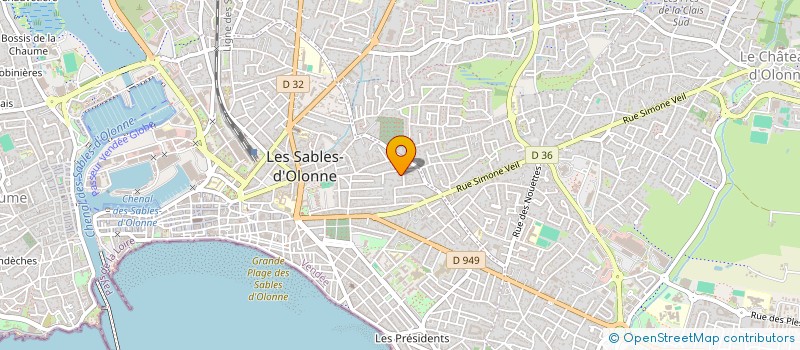 localisation de l'entreprise NA à LES SABLES D'OLONNE